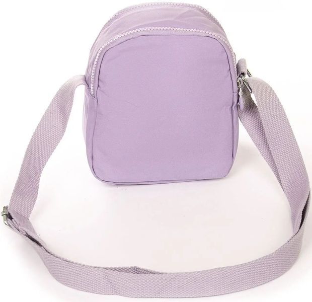 Жіноча текстильна сумка крос-боді Jielshi фіолетова LANC23 l.purple фото