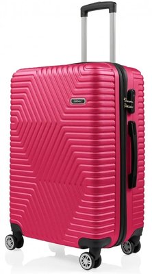 Пластиковый чемодан средня70L GD Polo розовый 60k001 medium pink фото