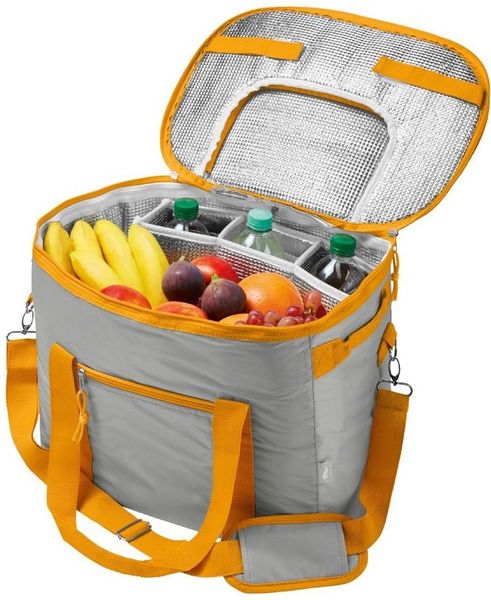 Сумка холодильник, велика термосумка Crivit Cool Bag 35L сіра IAN331813 grey фото