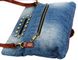 Женская джинсовая сумка небольшого размера Fashion jeans bag синяя Jeans8055 blue фото 8