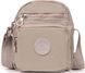 Женская текстильная сумка кросс боди Jielshi бежевая LANC23 beige фото 1