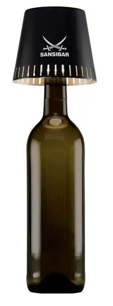 Аккумуляторный светодиодный светильник на горлышке винной бутылки SANSIBAR LED-Akku-Flaschenleuchte  IAN468697 black фото