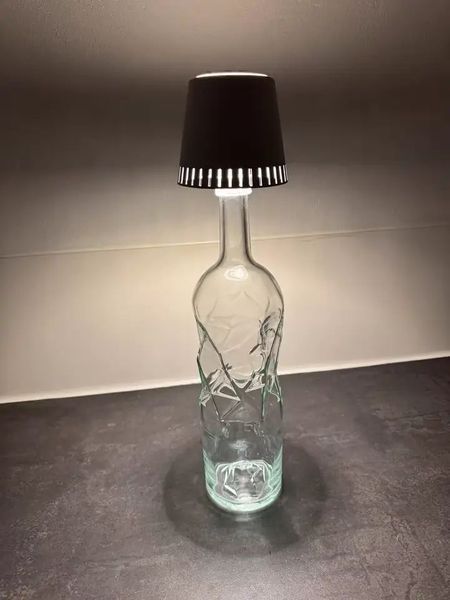 Аккумуляторный светодиодный светильник на горлышке винной бутылки SANSIBAR LED-Akku-Flaschenleuchte  IAN468697 black фото