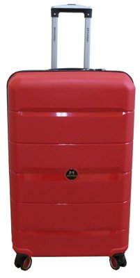 Большой чемодан на колесах из полипропилена 93L My Polo, Турция красный 70c05 large red фото