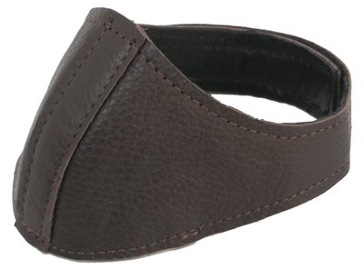 Автопятка кожаная для женской обуви темно коричневая 608835-13 фото
