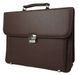 Чоловічий портфель зі еко шкіри Exclusive, Україна коричневий 714000 brown фото 1