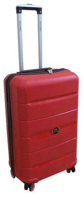 Средний чемодан из полипропилена на колесах 60L My Polo, Турция красный 70c05 medium red фото