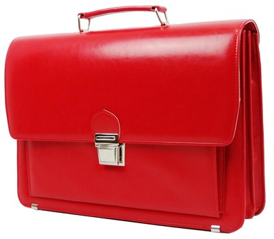 Діловий жіночий портфель з екошкіри AMO SST09 червоний SST09 red фото