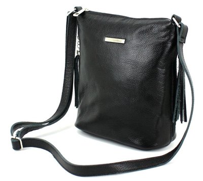 Женская сумка через плечо Borsacomoda черная 878.023 фото