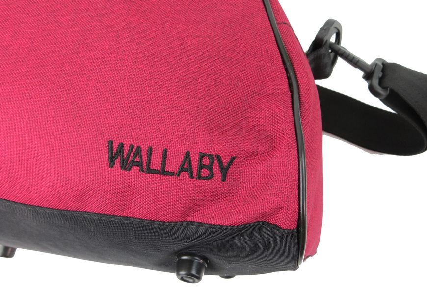 Жіноча спортивна сумка для фітнесу Wallaby 16 л бордова 213-4 фото