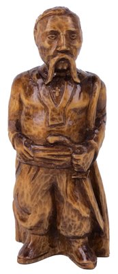 Ексклюзивна статуетка ручної роботи з дерева Козак Іван Сірко NA3001-1 фото