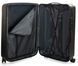 Велика пластикова валіза з розширенням на коліщатках 115 л Fashion, чорна POD804 large black фото 6
