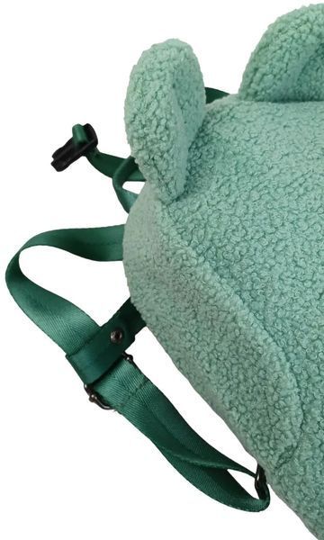 Маленький дитячий плюшевий рюкзак Тедді, Teddy-Rucksack зелений 4061464836020 фото