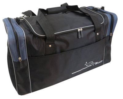 Дорожня сумка 60 л Wallaby чорна із сірим 430-8 фото