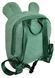 Маленький дитячий плюшевий рюкзак Тедді, Teddy-Rucksack зелений 4061464836020 фото 5