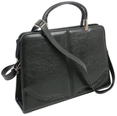 Діловий жіночий портфель з екошкіри JPB TE-89 чорний TE-89 black фото
