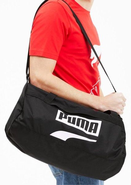 Сумка спортивна 25L Puma Plus Sports Bag II чорна 076904 14 фото