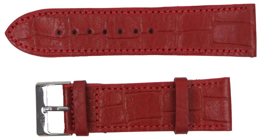 Ремінець для годинника Mykhail Ikhtyar червоний S718-24S red фото