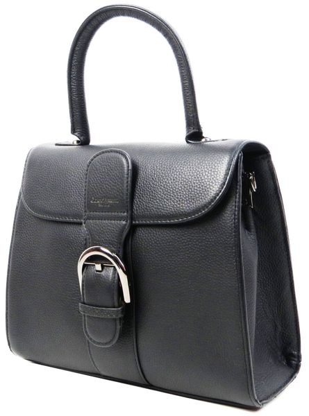 Женская кожаная сумка Giorgio Ferretti черная GF-bag-W-045 фото