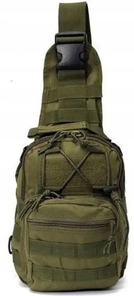 Тактическая сумка, слинг, армейский рюкзак через плечо Green Tactical oneftb020tb фото