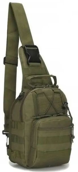 Тактическая сумка, слинг, армейский рюкзак через плечо Green Tactical oneftb020tb фото