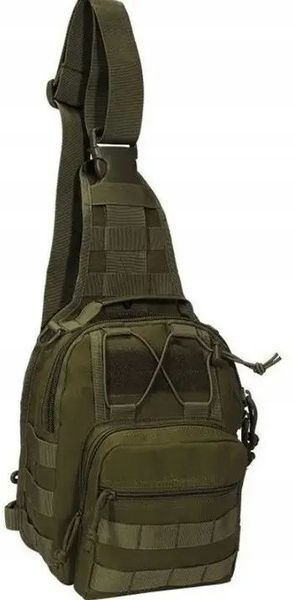Тактическая сумка, слинг, армейский рюкзак через плечо Green Tactical oneftb020tb фото