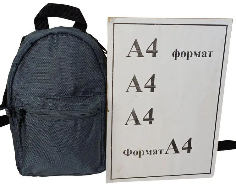 Маленький городской рюкзак 3L LS Антивор с RFid серый 4061461272968 фото