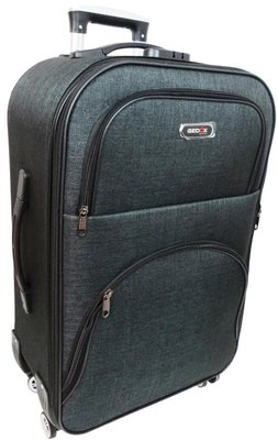 Большой чемодан тканевый 100L Gedox серый 1011.01 large grey фото