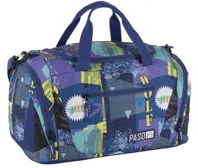 Спортивна сумка Paso з тканини на 22л 17-019UE фото