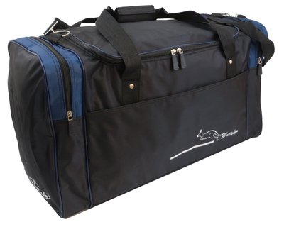 Дорожня сумка 62 л Wallaby чорна із синім 437-8 фото