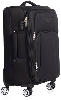 Тканевый большой чемодан 110L Horoso черный S110373S black фото