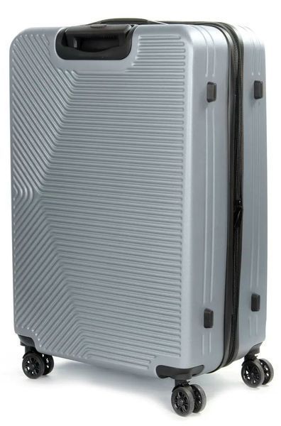 Мала пластикова валіза 47 л Fashion, срібляста POD804 small silver фото