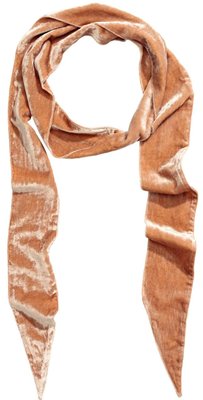 Узкий длинный шарф из велюра H&M 7,5x220 см 437320003 фото