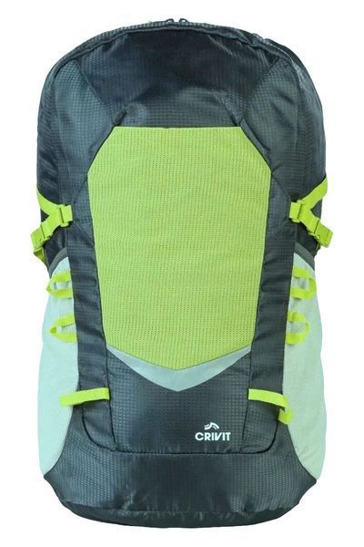 Спортивний рюкзак з дощовиком 30L Crivit сірий з жовтим IAN445274 grey фото