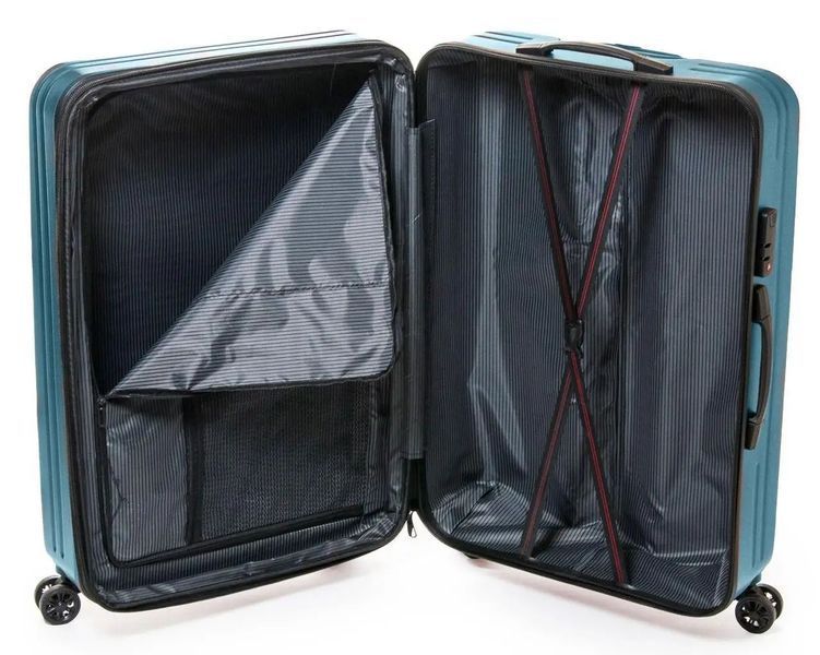 Маленький пластиковый чемодан 47L Fashion изумрудный POD804 small emerald фото