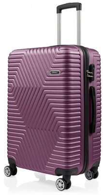 Пластиковый чемодан средняя0L GD Polo лиловый 60k001 medium lilac фото