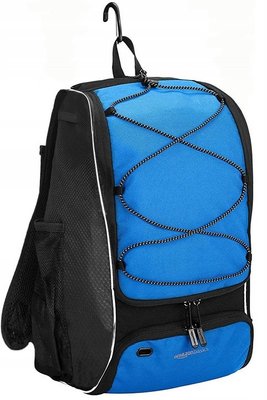 Спортивний рюкзак 22L Amazon Basics чорний із синім 68042 black blue фото