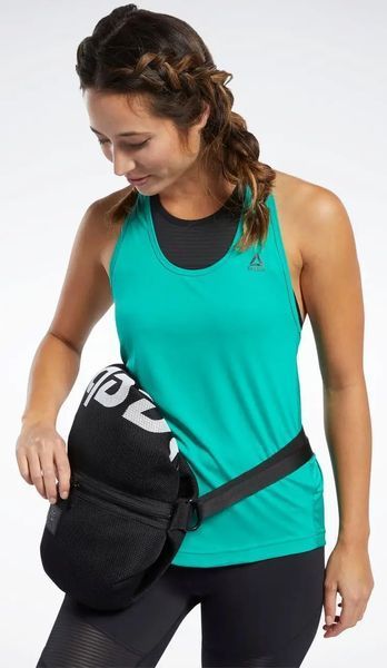 Спортивная сетчатая сумка-рюкзак, котомка 17L Reebok черный SFL5364 фото