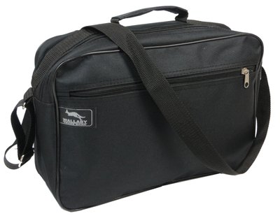 Мужская сумка, конференц сумка из полиэстера Wallaby черная 2600 фото