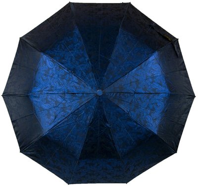 Жіноча парасолька напівавтомат Bellisimo синій PODM524-6 фото