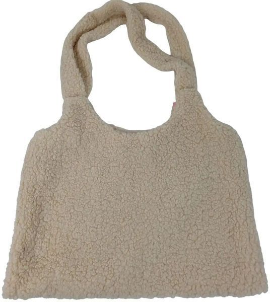 Женская плюшевая сумка через плечо мягкая Teddy Bag, тренд 2026 бежевая 8721098342217 beige фото
