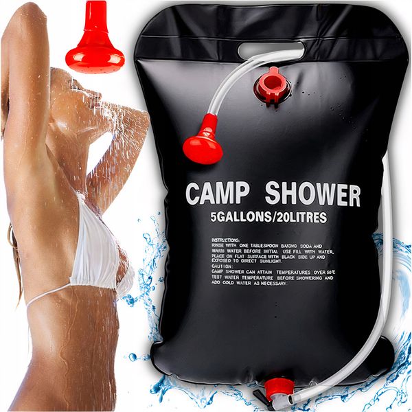 Похідний душ Camp Shower на 20л S126S black фото