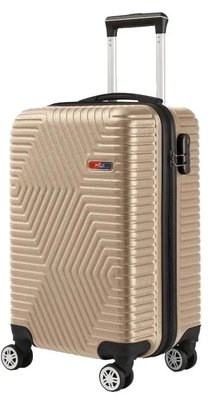 Малый пластиковый чемодан 45L GD Polo бежевый 60k001 small beige фото