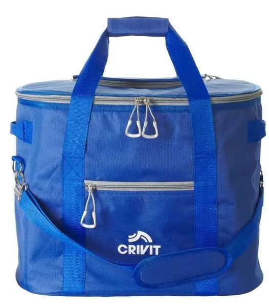 Большая термосумка, сумка холодильник через плечо 35L Crivit синяя IAN469667 blue фото