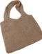 Женская плюшевая сумка Teddy Shopper Arovo коричневая 8721098342217 brown фото 1