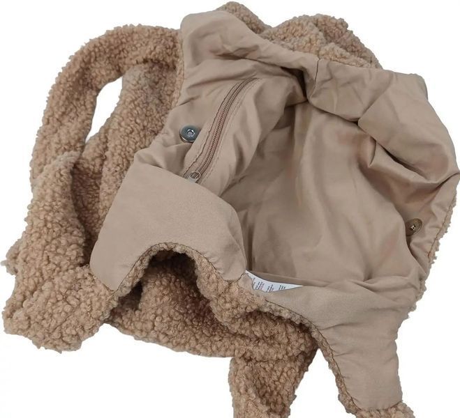 Женская плюшевая сумка Teddy Shopper Arovo коричневая 8721098342217 brown фото
