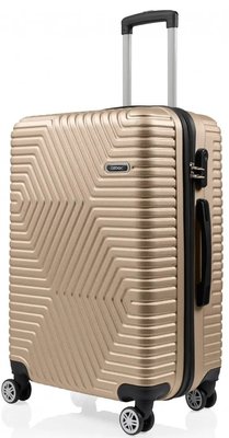 Большой пластиковый чемодан 115L GD Polo бежевый 60k001 large beige фото