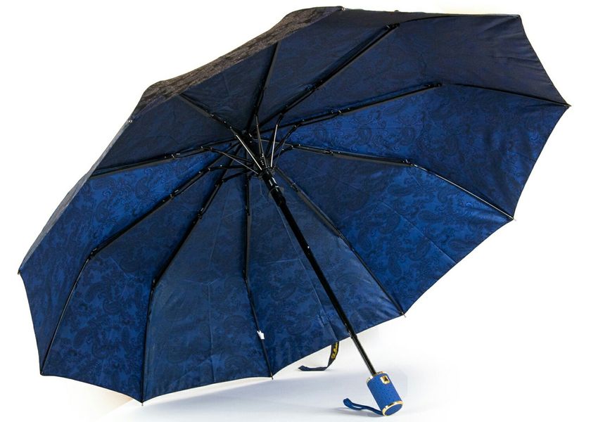 Жіноча парасолька напівавтомат Bellisimo синій PODM524-3 фото