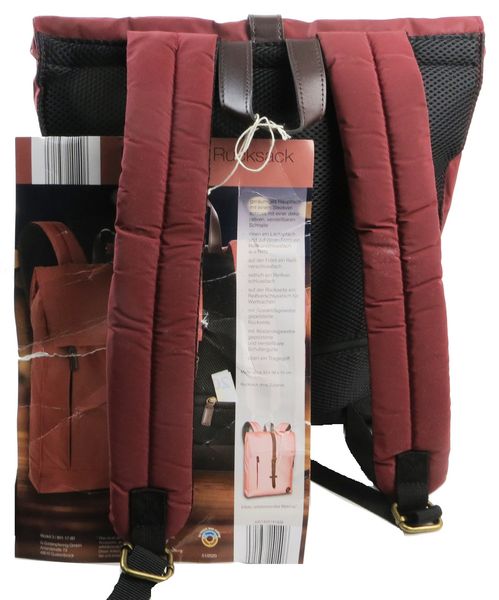 Молодіжний рюкзак Modischer Rucksack бордовий на 15л 4061458141406 bordo фото