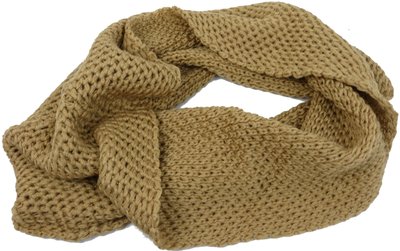 Женский теплый шарф-снуд Giorgio Ferretti бежевый S1645421 фото